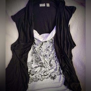 Black and white 4x top